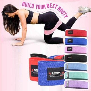 Dây tập gym mini band - Dây kháng lực cao su Aolikes đàn hồi tập chân mông AL 3603 giá rẻ
