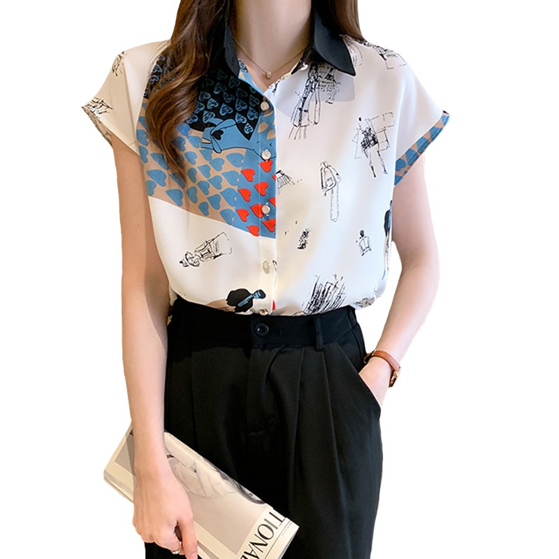 Áo sơ mi lụa trơn trẻ chung sang chảnh 2021