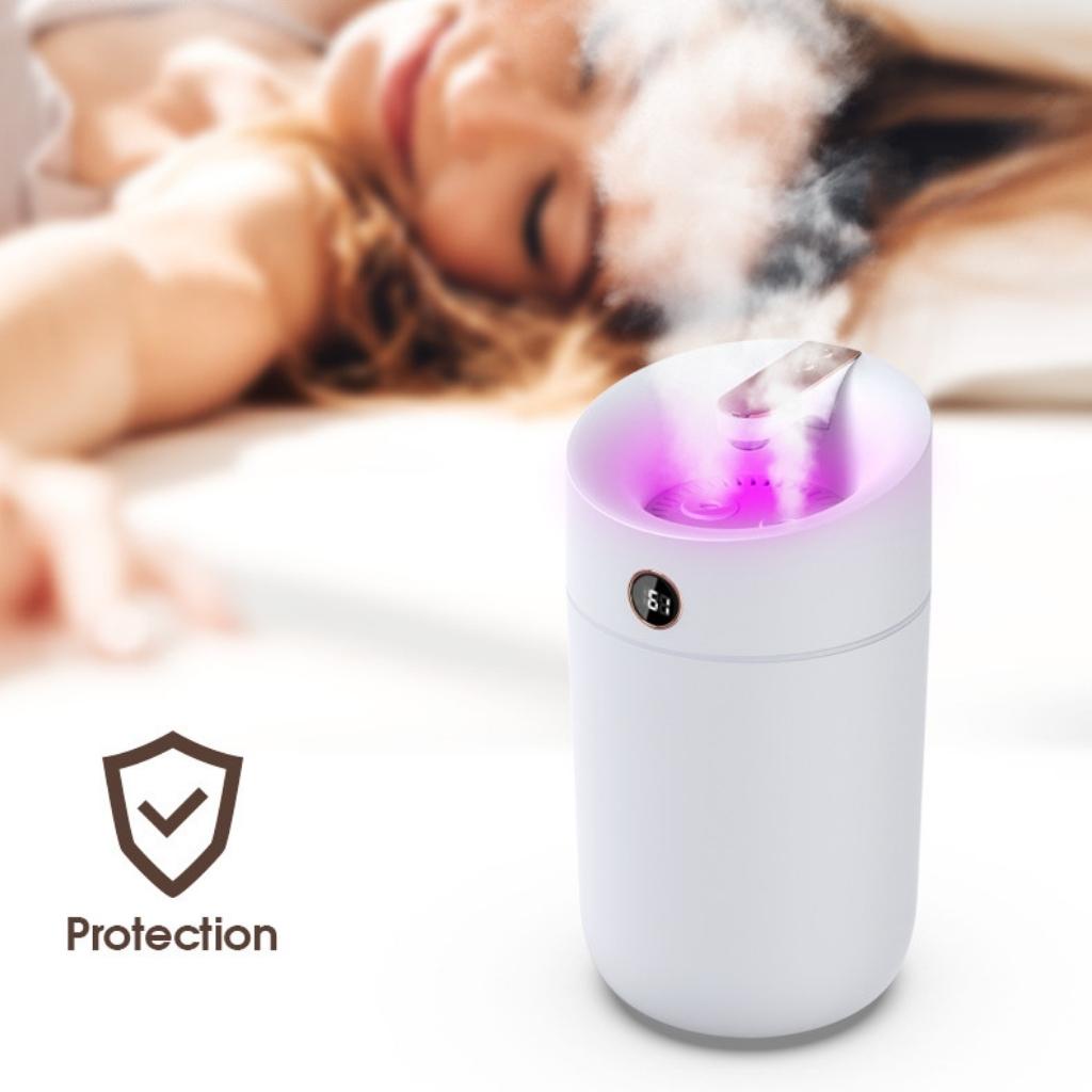 Máy phun sương mini giá rẻ Humidifier X12, Máy phun sương tạo ẩm không khí mini cute dung tích lớn