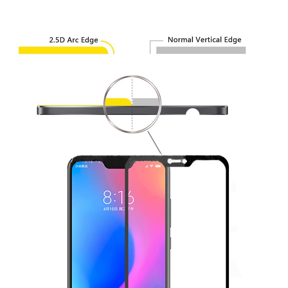 Kính cường lực Xiaomi Mi A2 Lite full keo full màn siêu cứng