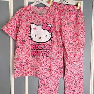 ĐỒ BỘ DÀI CỘC HOẠ TIẾT HELLO KITTY
