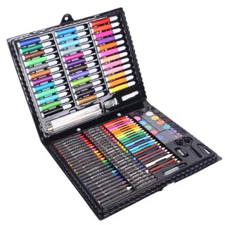 Bộ hộp màu 150 chi tiết, bộ màu vẽ đa năng 150 món giá rẻ cho bé