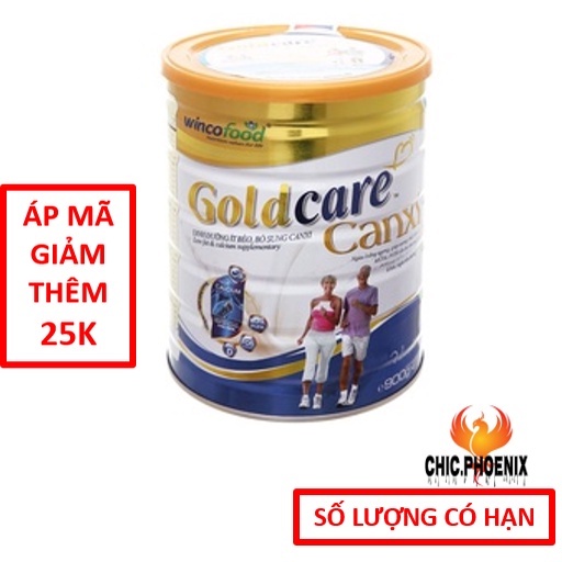 [ Giảm Sốc ] Sữa bột Wincofood GoldCare Canxi hương vani lon 900g