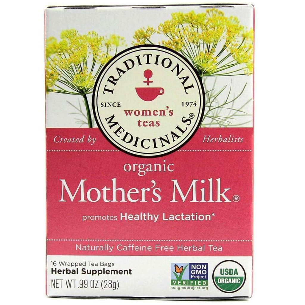 Trà lợi sữa Medicinals organic mother's milk 16 gói