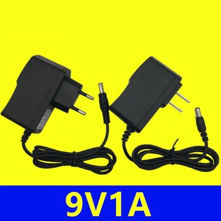 Nguồn - adapter dc 9v1a chân to 5.5x2.5 tương thích 5.5x2.1 dùng cho wfi,router, adsl
