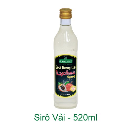Siro Golden farm vải 520ml