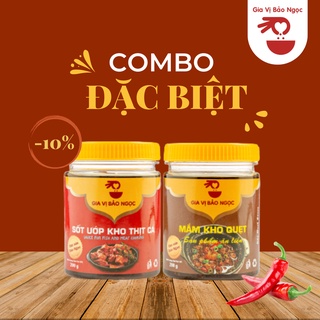 Combo 2 loại sốt kho thịt cá - mắm kho quẹt bestseller Bảo Ngọc