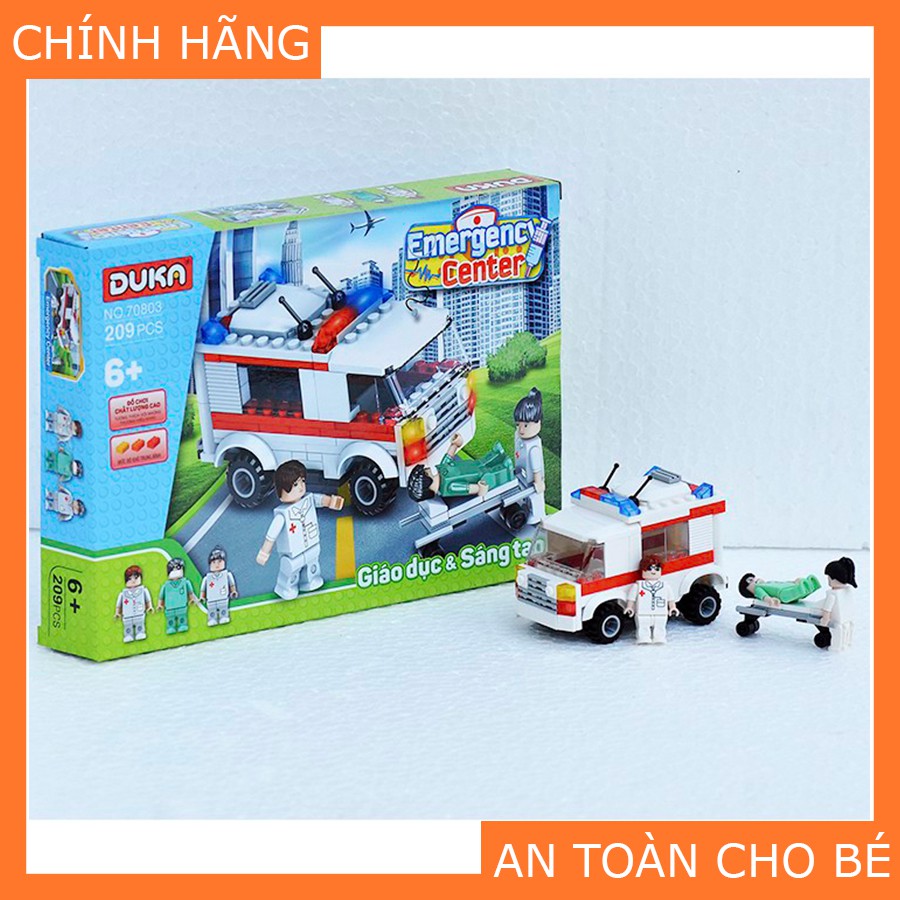 Đồ chơi Trẻ Em Bộ Ghép Hình – Trung Tâm Cấp Cứu - DUKA.Z70803 [An Toàn Cho Bé]