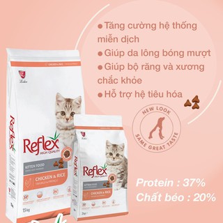 Reflex (Kitten) 2kg Chicken & Rice - Thức ăn hoàn chỉnh cho mèo con (Thổ Nhĩ Kỳ)