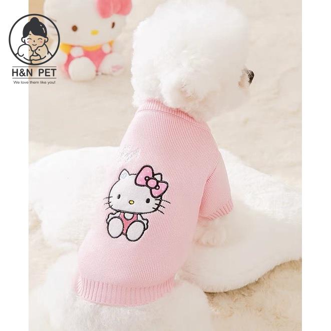 Áo len chó mèo Kitty gam màu nhẹ nhàng xinh xắn HN PET