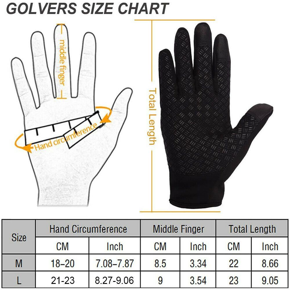 Đôi Găng Tay Thể Thao Bằng Nỉ Chống Nước Chống Trượt Giữ Ấm Mùa Đông Có Thể Chạm Màn Hình Cảm Ứng