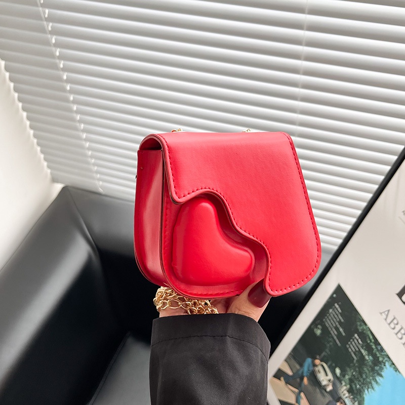 Túi Đeo Vai Hình Vuông Màu Trơn Phối Dây Xích Phong Cách Thời Trang Hàng Mới Dành Cho Nữ 2022