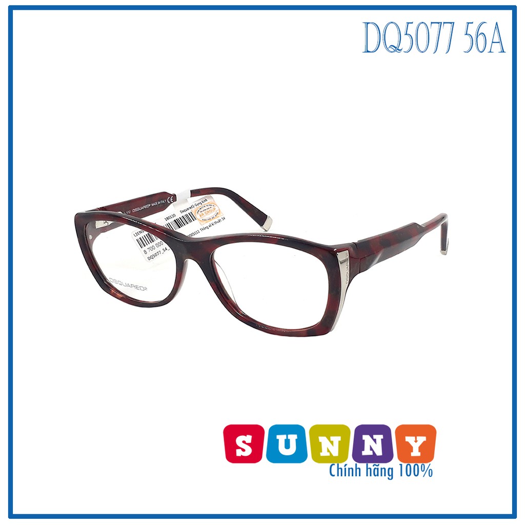 Gọng kính cận DSquared2 DQ5077 - bảo hành vĩnh viễn, sp chính hãng 100%