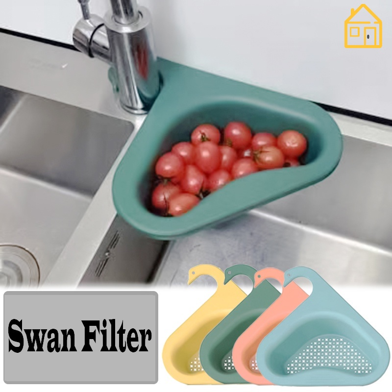 Giá Đỡ Miếng Rửa Chén/ Đồ Dùng Gắn Góc Bồn Rửa Bằng Nhựa Đa Năng Tiện Dụng Cho Nhà Bếp/ Nhà Tắm