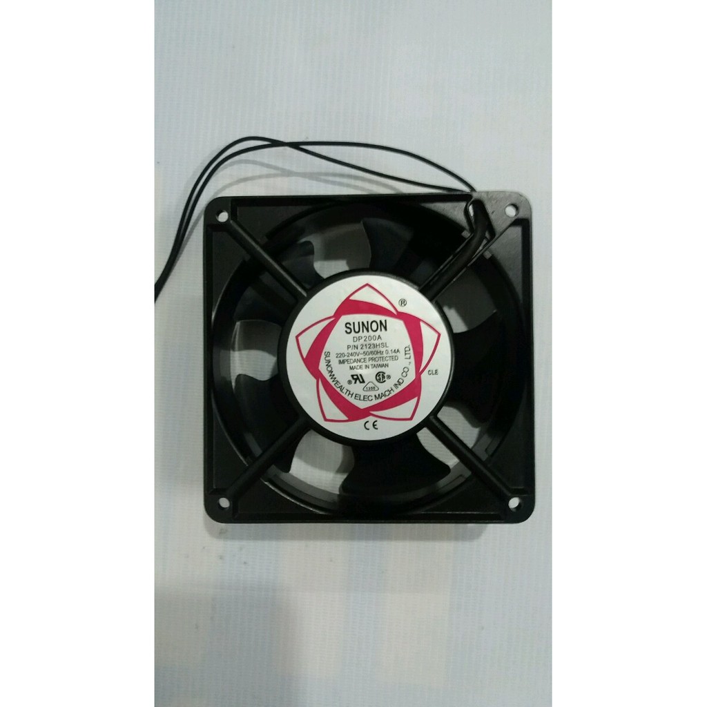 Quạt thông gió mini 12x12cm 220V - đa năng