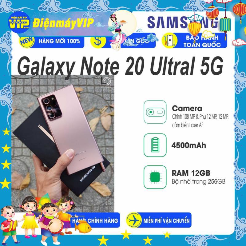 Điện Thoại Samsung GALAXY NOTE 20 ULTRA (12GB/256GB) Hàng Chính Hãng Mới 100% - BH 12 tháng Toàn Quốc