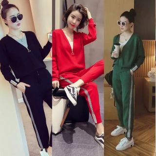 Bộ len khóa nữ quảng châu