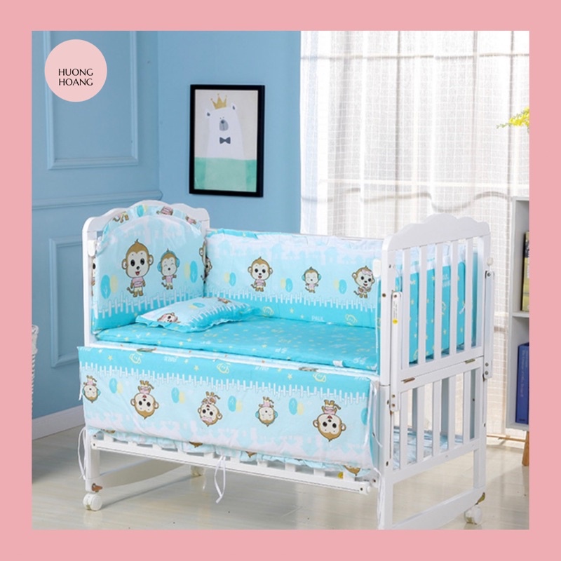Bộ quây màn gối dành cho cũi