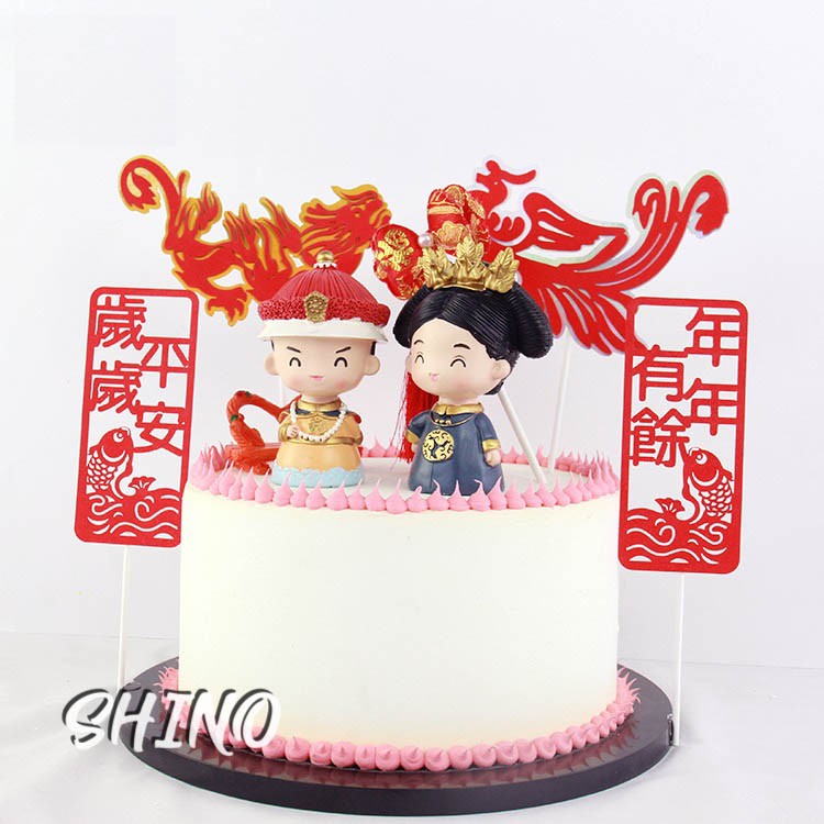 Topper/Que cắm rồng/phượng