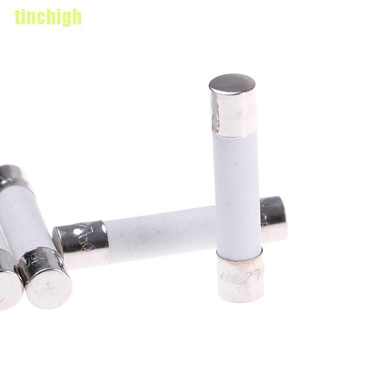 Bộ 10 Cầu Chì Sứ 20A 250V 6X30Mm Cho Lò Vi Sóng