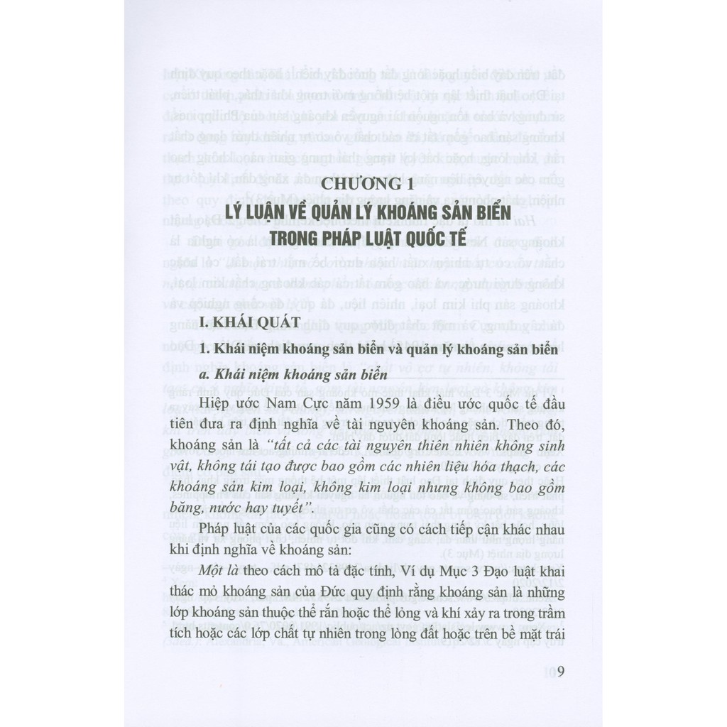 Sách - Pháp Luật Quốc Tế Về Quản Lý Tài Nguyên Khoáng Sản Biển Và Thực Tiễn Của Việt Nam | BigBuy360 - bigbuy360.vn