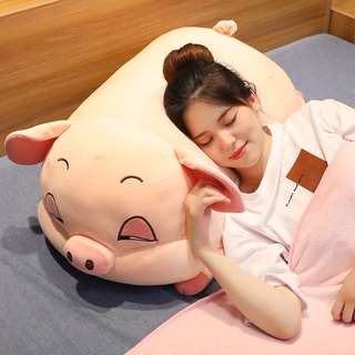 Gấu bông heo híp dễ thương đủ size ( 2 màu xám, hồng)
