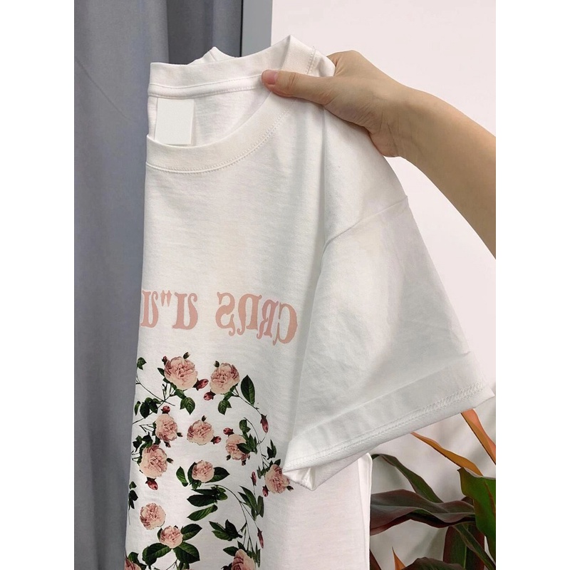 NRVP Áo Thun Mùa Hè Tay Cộc Oversize In Họa Tiết Phong Cách Hàn Quốc Cho Nam / Nữ