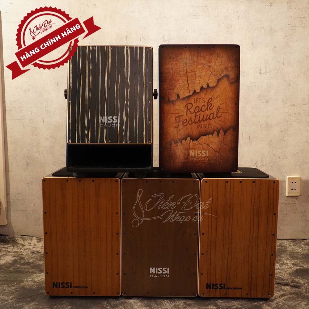 Trống Cajon Nissi 478, Nissi 578, Nissi 690, Nissi 712 Chính Hãng Cao Cấp Tặng Kèm Bao