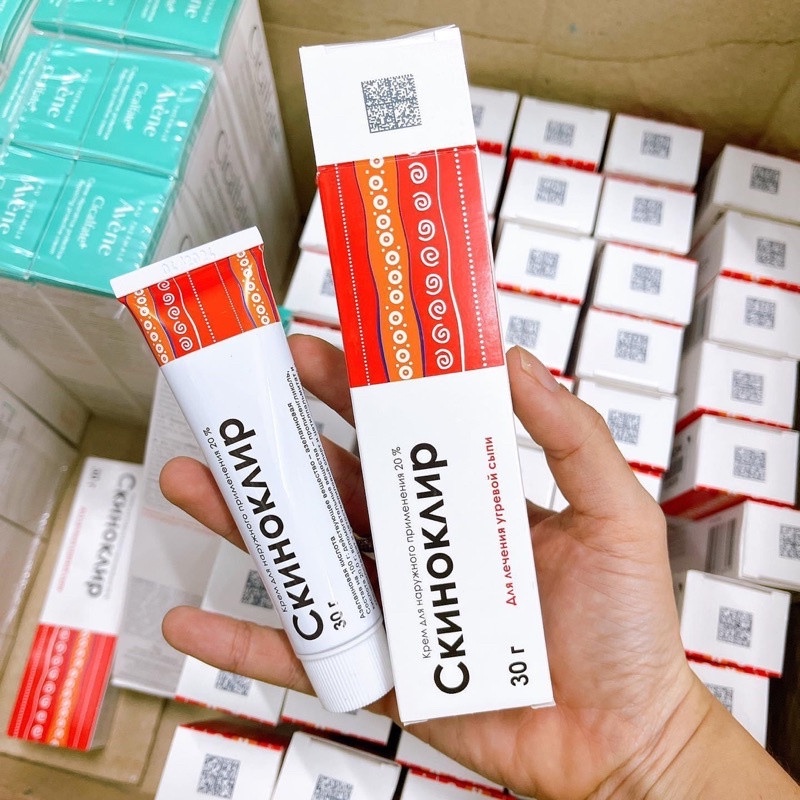 30g  Cream bôi mụn Skinoren 30g Nga 20% Aa Azelaic Acid