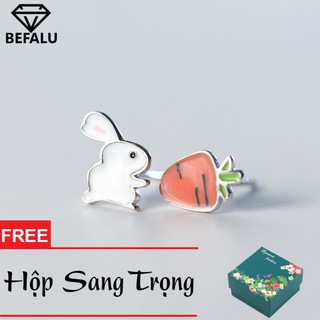 Bông tai đẹp bạc s925 phong cách korea bt03