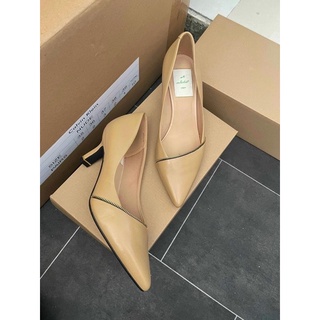 Giày da gót nhọn 5cm xuất xịn