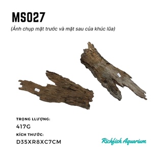Gỗ lũa dùng setup layout bể cá cảnh thủy sinh từ 30-50cm (Ms027-Ms035)
