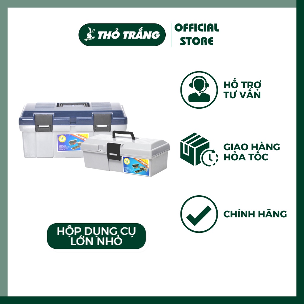 Hộp đựng dụng cụ có hai size lớn nhỏ nhựa Hiệp Thành