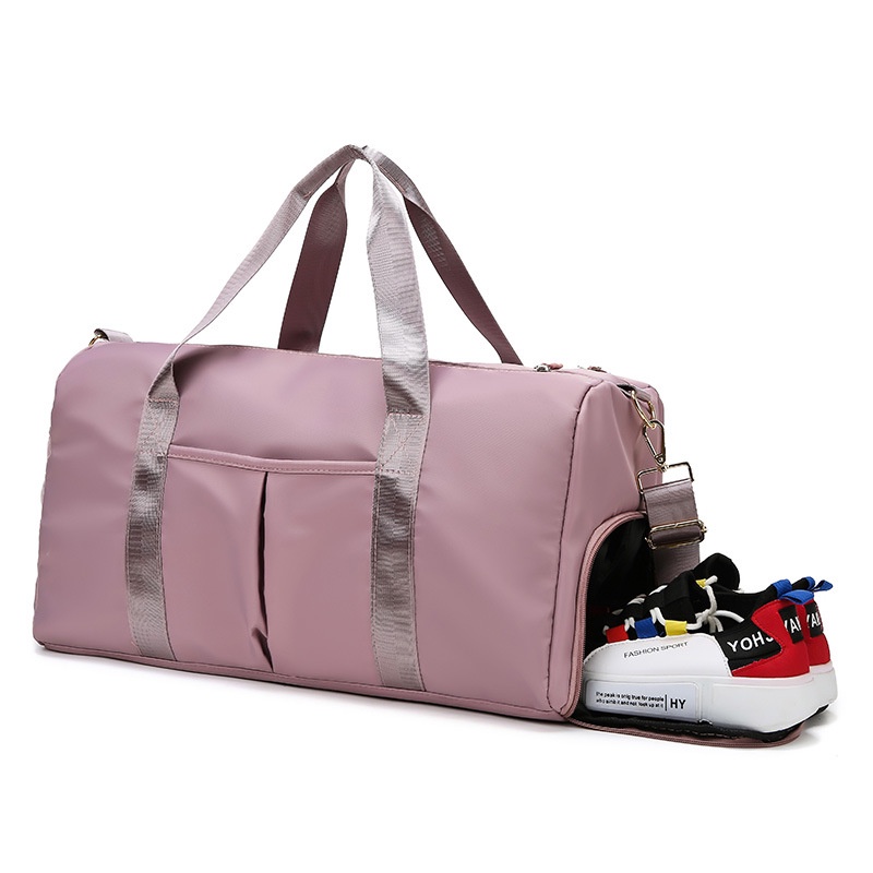 [LOẠI 1-CHẤT ĐẸP] Túi xách du lịch chống thấm nước size lớn có ngăn để giày - túi trống đa năng tích hợp được vali kéo