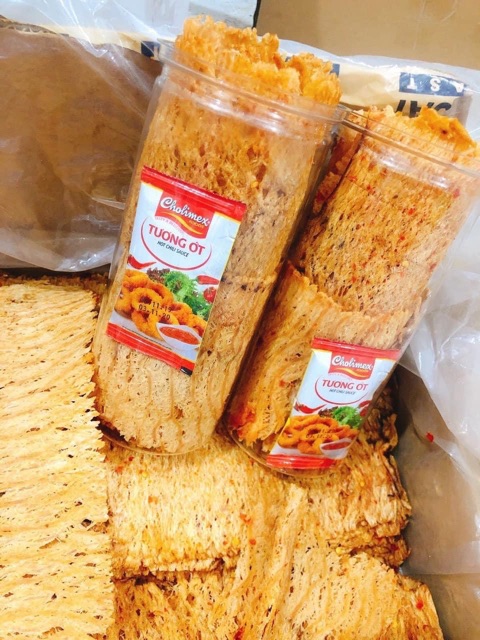 KHÔ MỰC CÁN TẨM GIA VỊ lon 200gr
