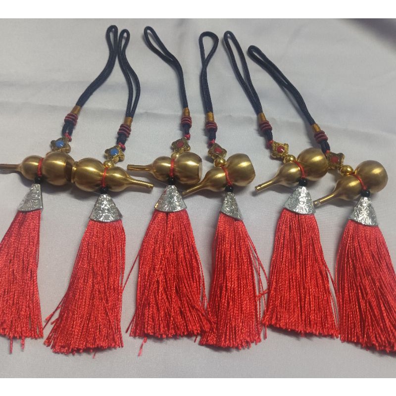 Chuỗi treo bầu hồ lô bằng đồng kích hoạt may mắn trấn trạch phong thủy