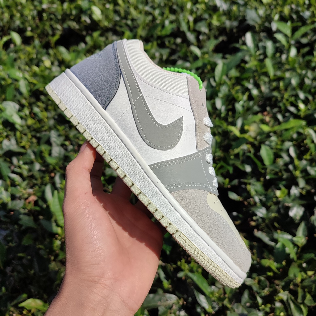 Giày thể thao Jordan xám paris cổ thấp, Giày Sneaker Paris JD1 Hàng Cao Cấp Full Box + Bill | BigBuy360 - bigbuy360.vn