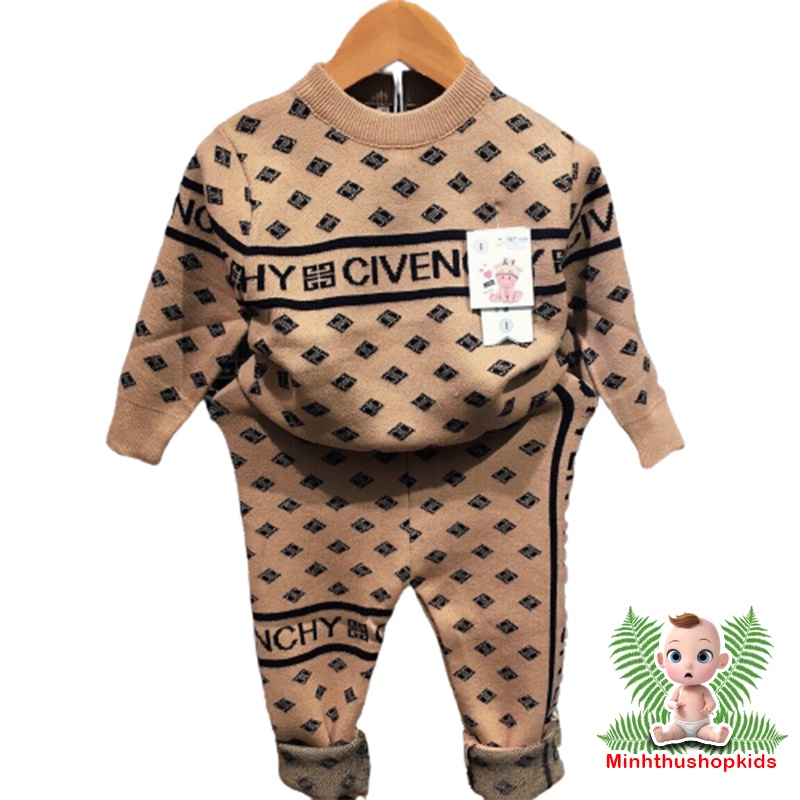 Bộ Len CVENCHI Bé Trai / Bé gái 8 - 24 KG-QATE 255