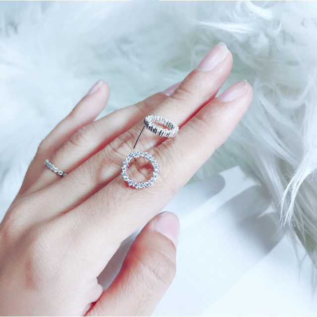 Khuyên tai nữ huyền thoại biển xanh, bông tai bạc ta cam kết không xỉn màu - Mã TSJB07