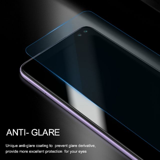 Kính cường lực Samsung Galaxy A51 hiệu Nillkin Amazing H+ Pro trong suốt chống mồ hôi vân tay trơn mượt
