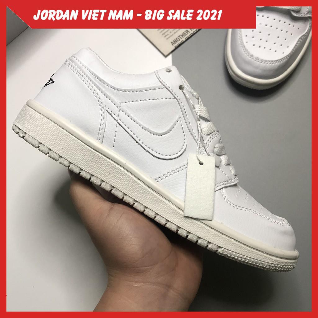 Giày Jordan [Khuyến Mại] Giày Sneaker JDA Trắng Siêu Chất, Đế Khâu, Da Bò Nhăn Cao Cấp | JDTT001