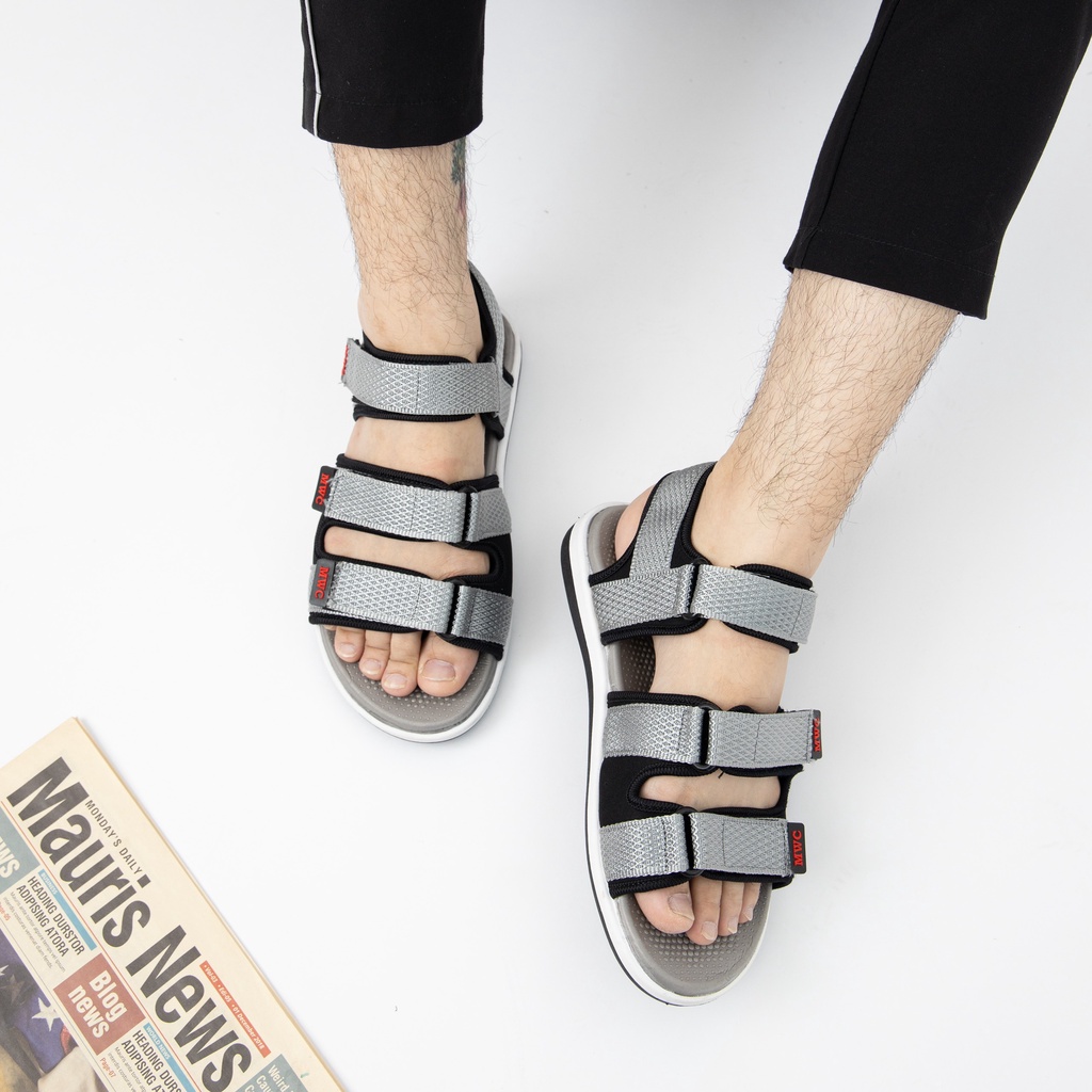 Giày MWC 7047 - Giày Sandal Nam, Sandal Quai Ngang Đơn Giản Dễ Phối Đồ