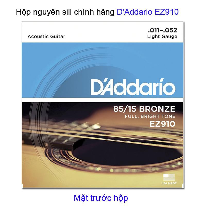 Dây Đàn Guitar Acoustic D'Addario EZ910