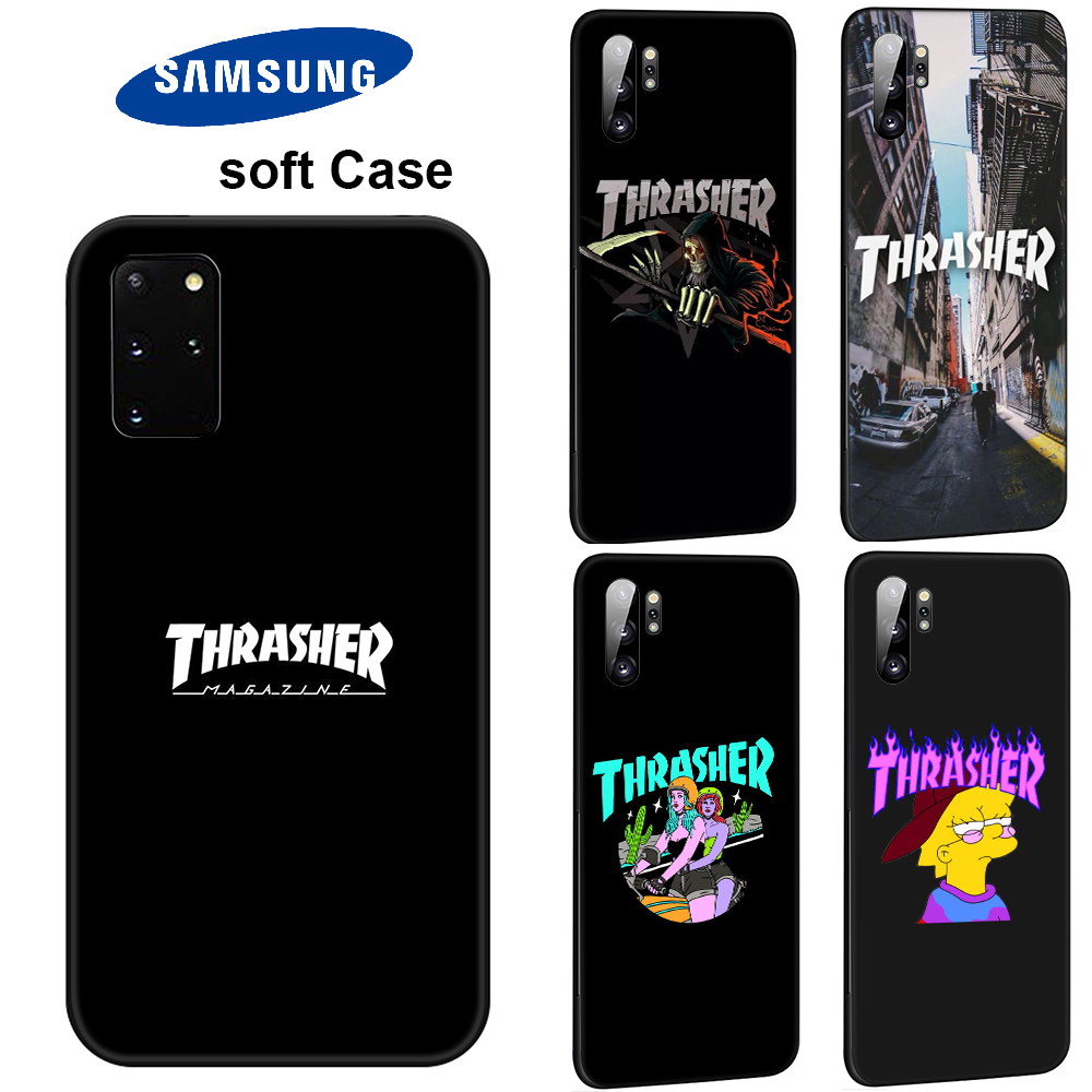 Ốp Điện Thoại Mềm Hình Logo Thrasher Sh54 Cho Samsung Galaxy A10 A10s A20 A20s A20e A30 A30s A40 A40s A50 A50s