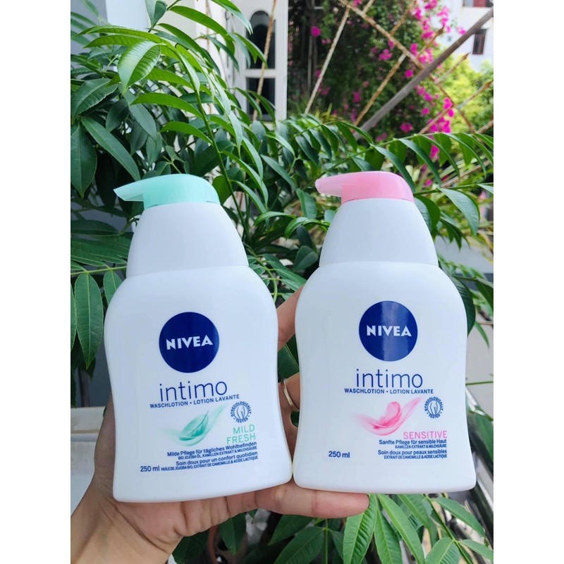 Dung dịch vệ sinh phụ nữa nivea intimo 250ml - nội địa đức