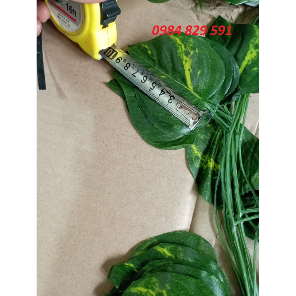 Dây leo giả: lá nho, trầu bà, thường xuân, rau má, dưa hấu, dài 2.4M