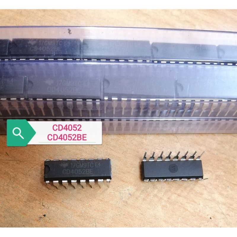 IC số CD4052 cắm CD4052BE CD4052BD chân cắm DIP16