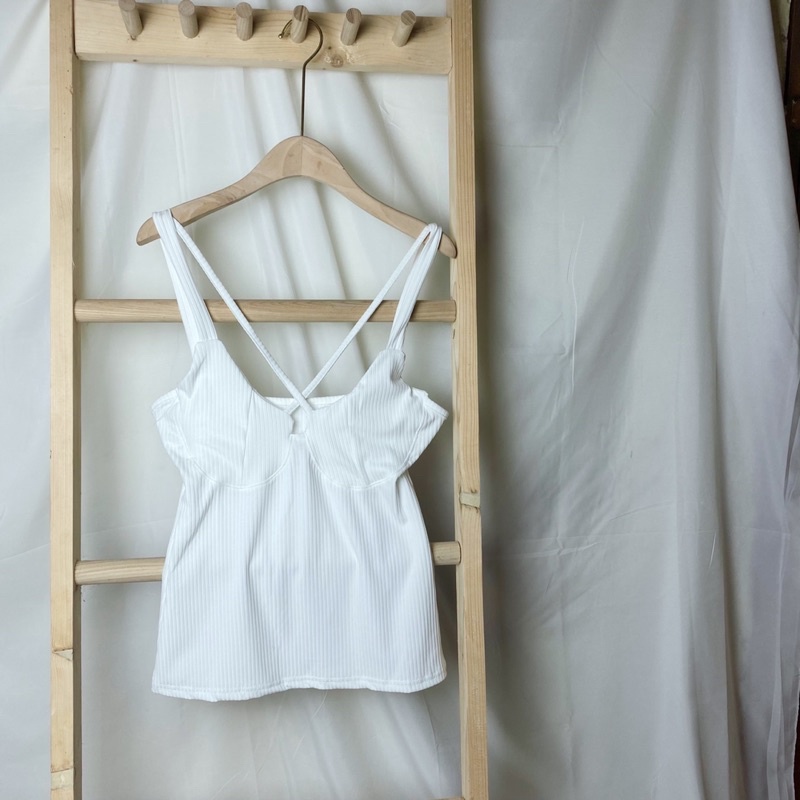 Áo 2s thun tăm chéo ngực ( không lót )