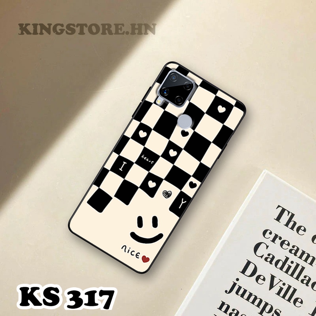 Ốp Lưng Oppo Realme C12- Realme C15 - Ốp Oppo in hình họa tiết caro - Chất liệu TPU siêu bền, sang trọng