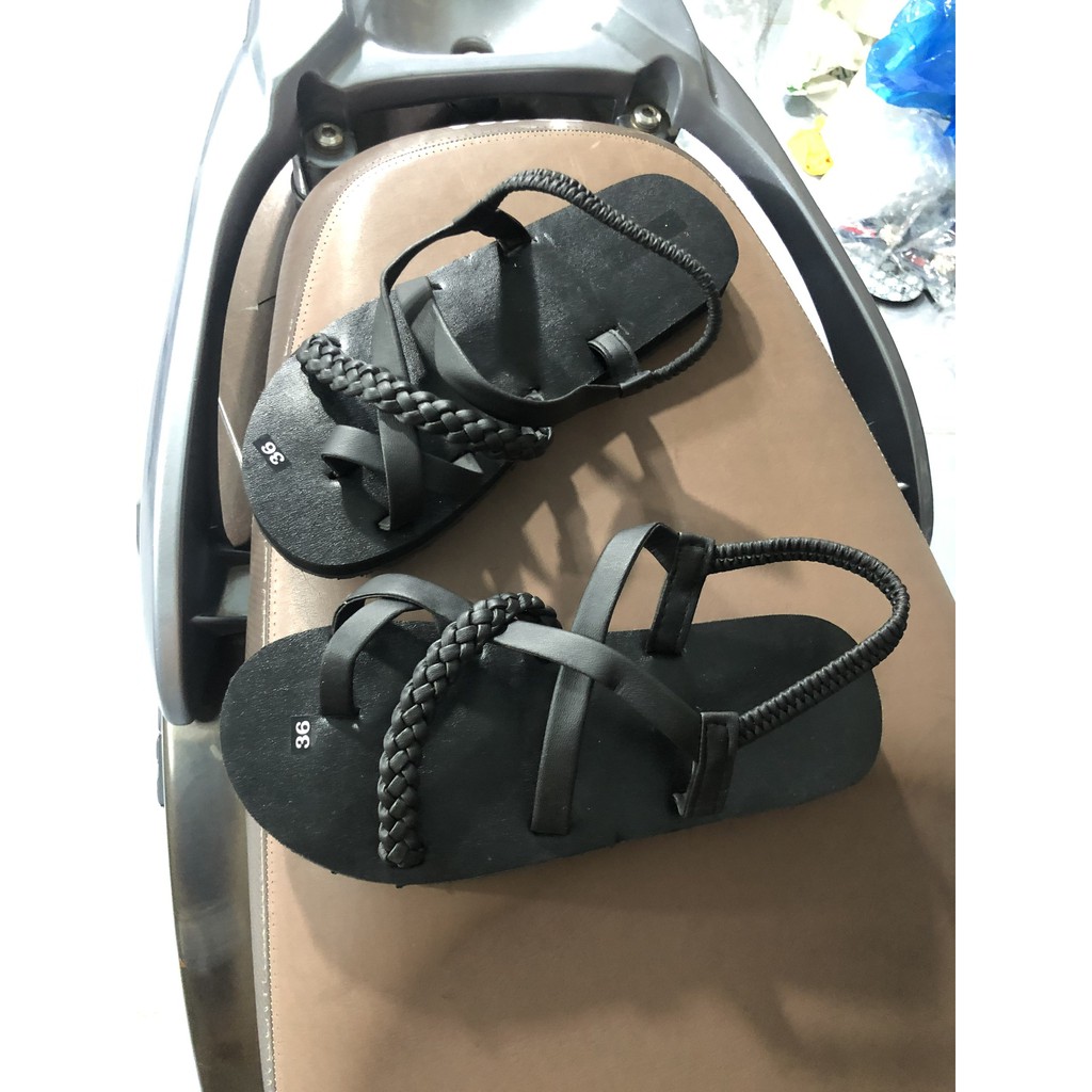 Sandal đồng nai dép sandal nữ ( đế đen quai đen ) size từ 35 nữ đến 42 nữ đủ màu đủ size ib chọn thêm